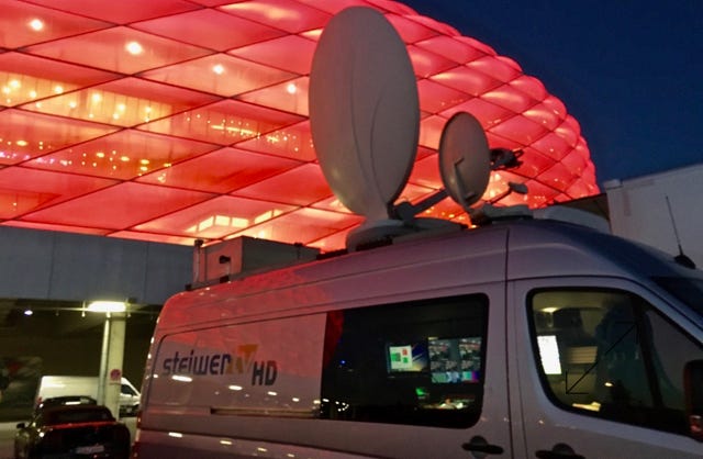 DSNG 2 HD an der Allianz Arena bei Bayern München